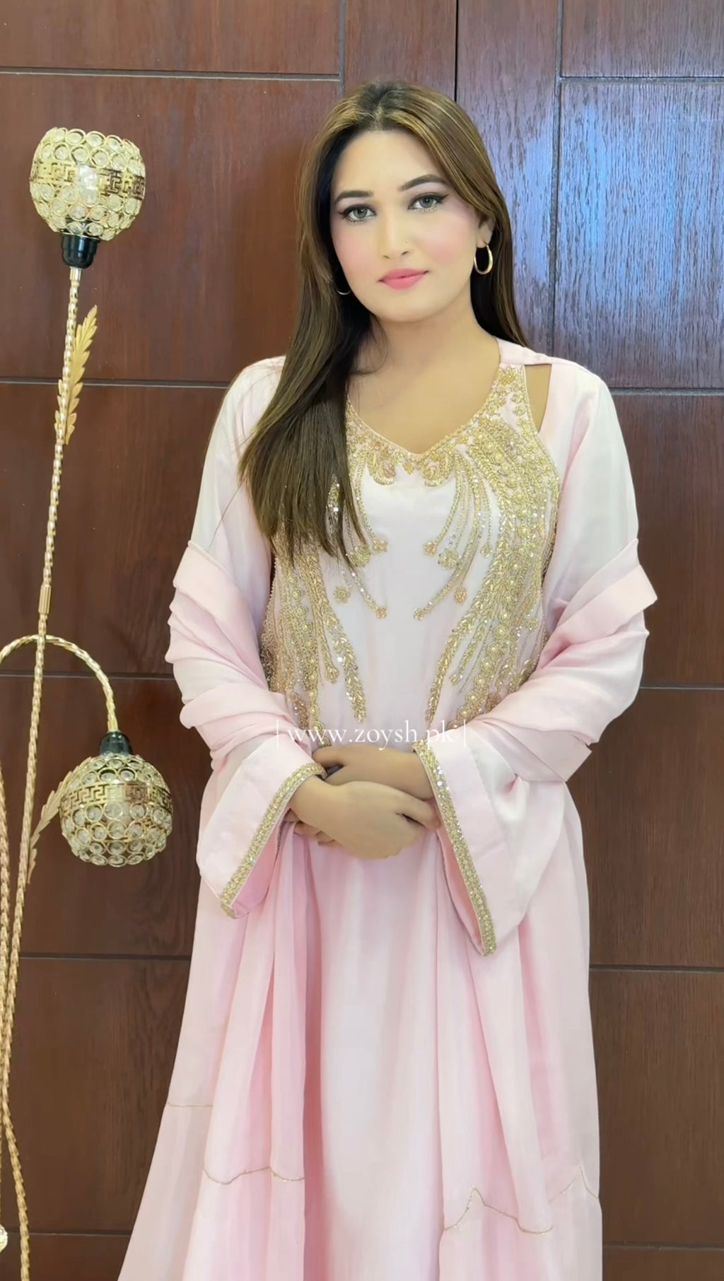 3 Piece - Embroidered Tussle Silk Suit