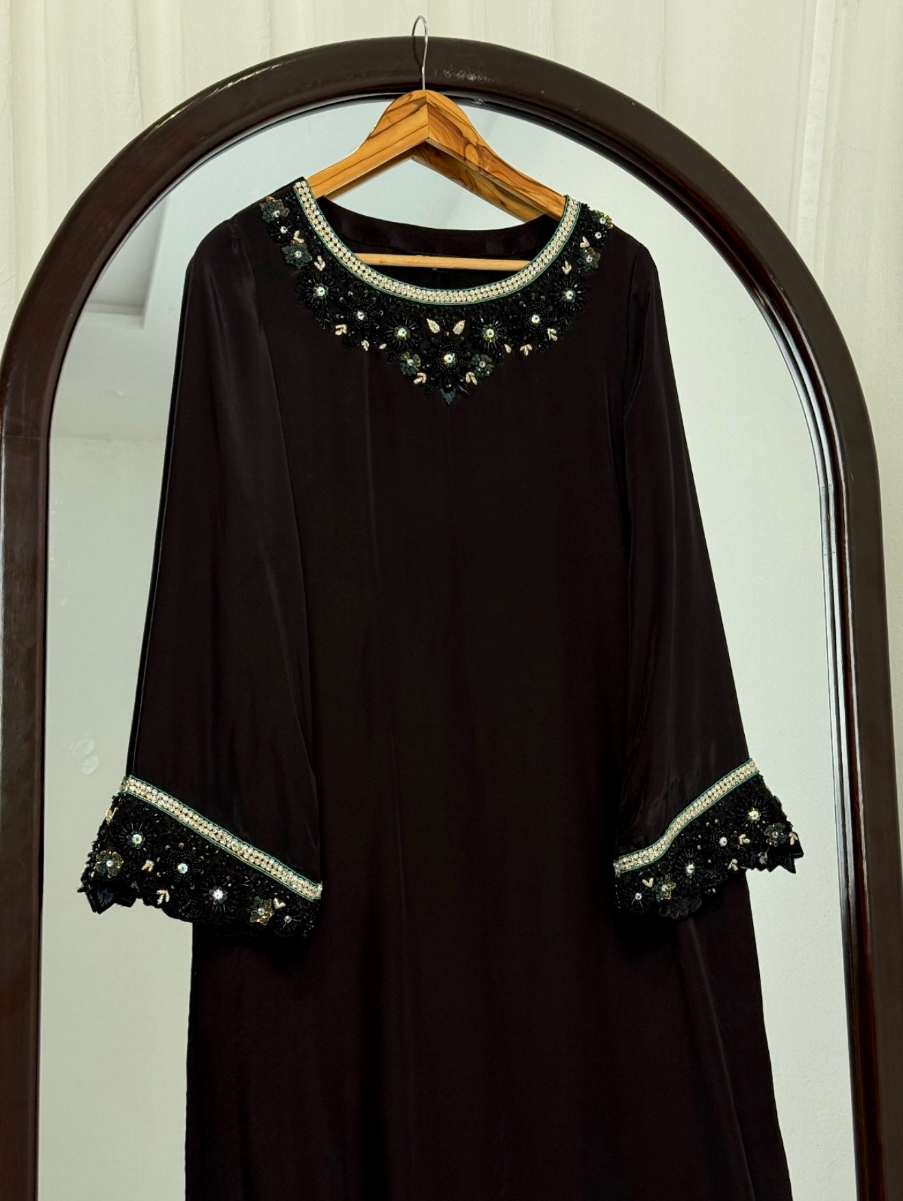 3 Piece - Embroidered Russian Silk Suit