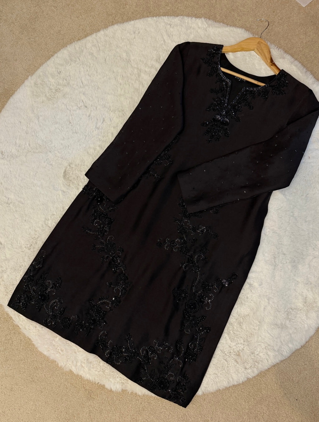 3 Piece - Embroidered Russian Silk Suit