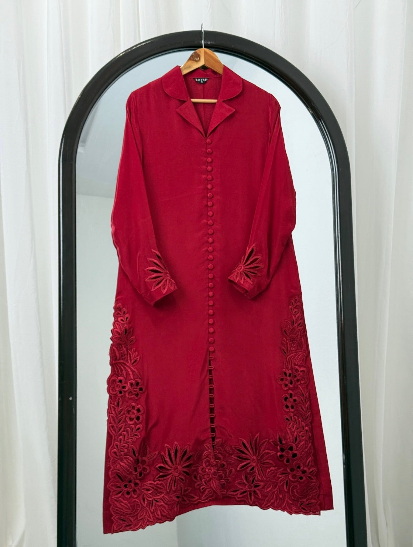 3 Piece - Embroidered Russian Silk  Suit