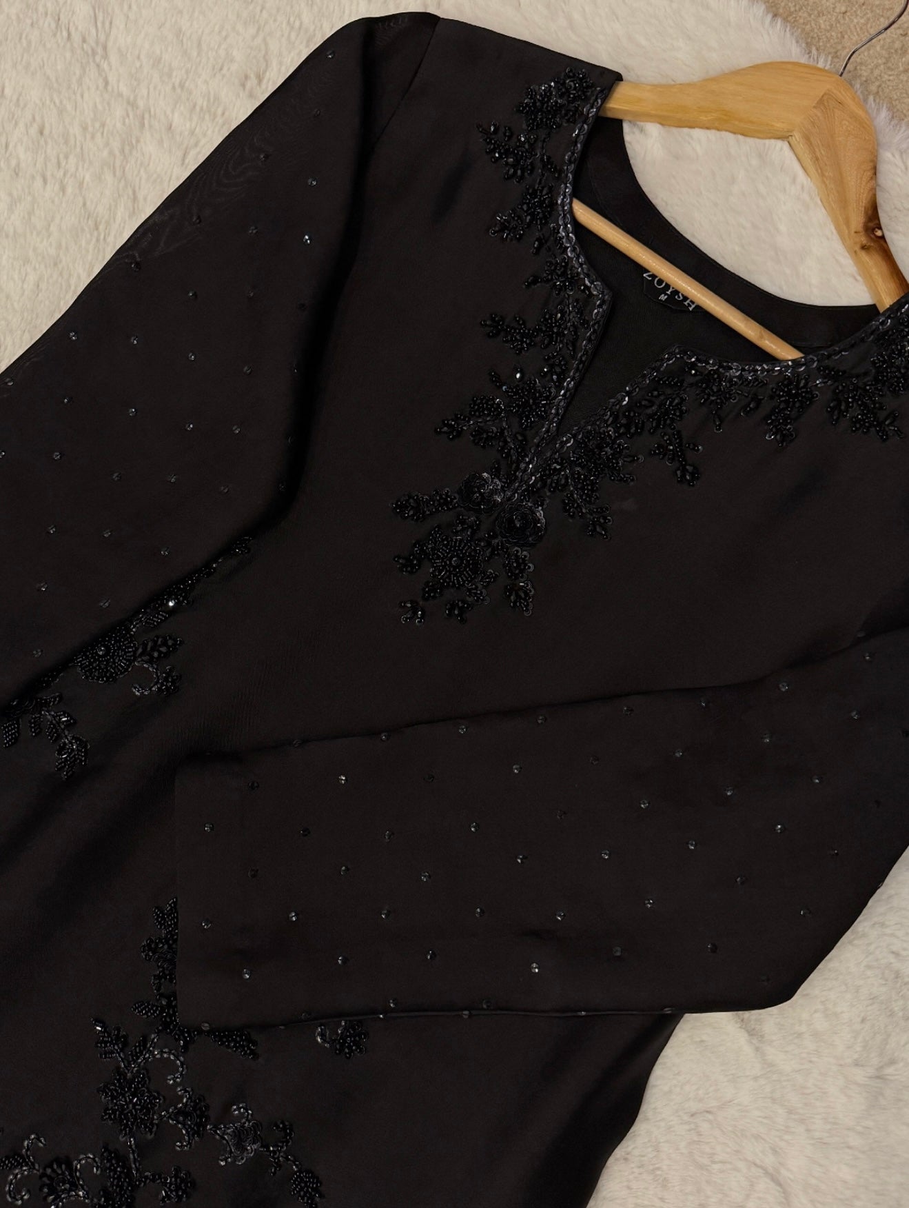 3 Piece - Embroidered Russian Silk Suit