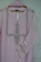 2pc-Silk Embroidered suit ( ZL-324 )