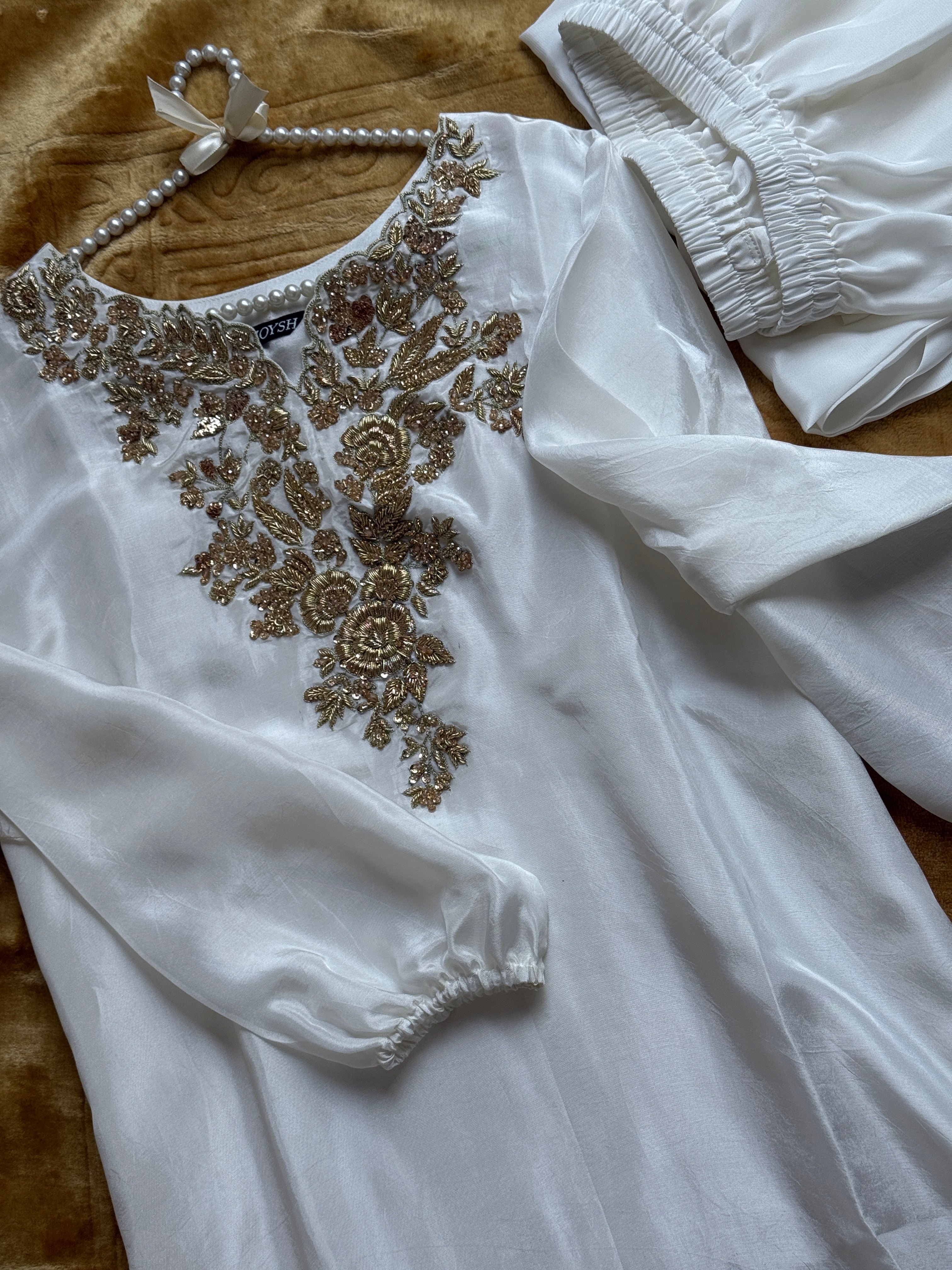 2pc-Silk Embroidered suit ( ZL-322 )