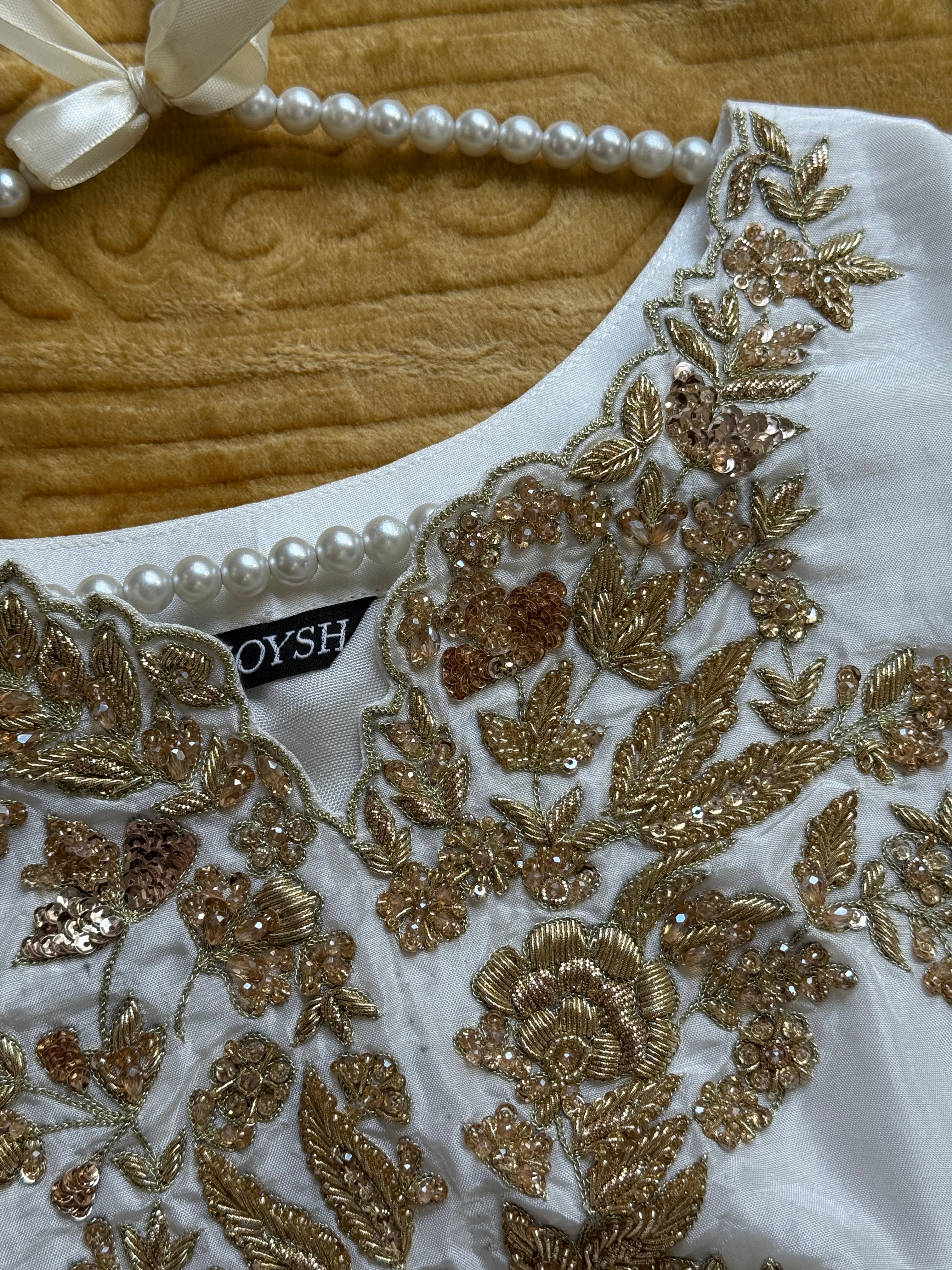 2pc-Silk Embroidered suit ( ZL-322 )
