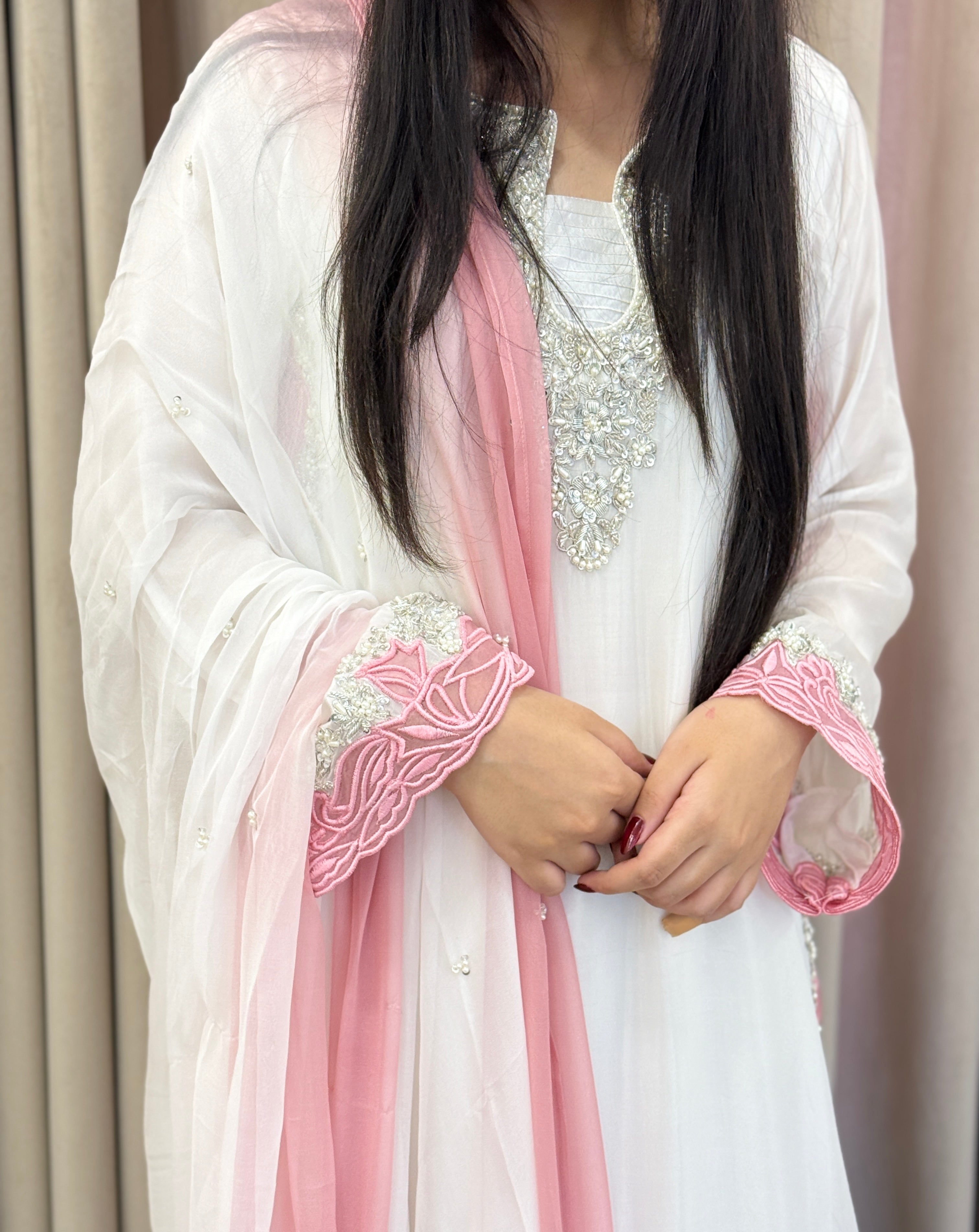 3pc-Silk Embroidered suit ( ZTS-713 )