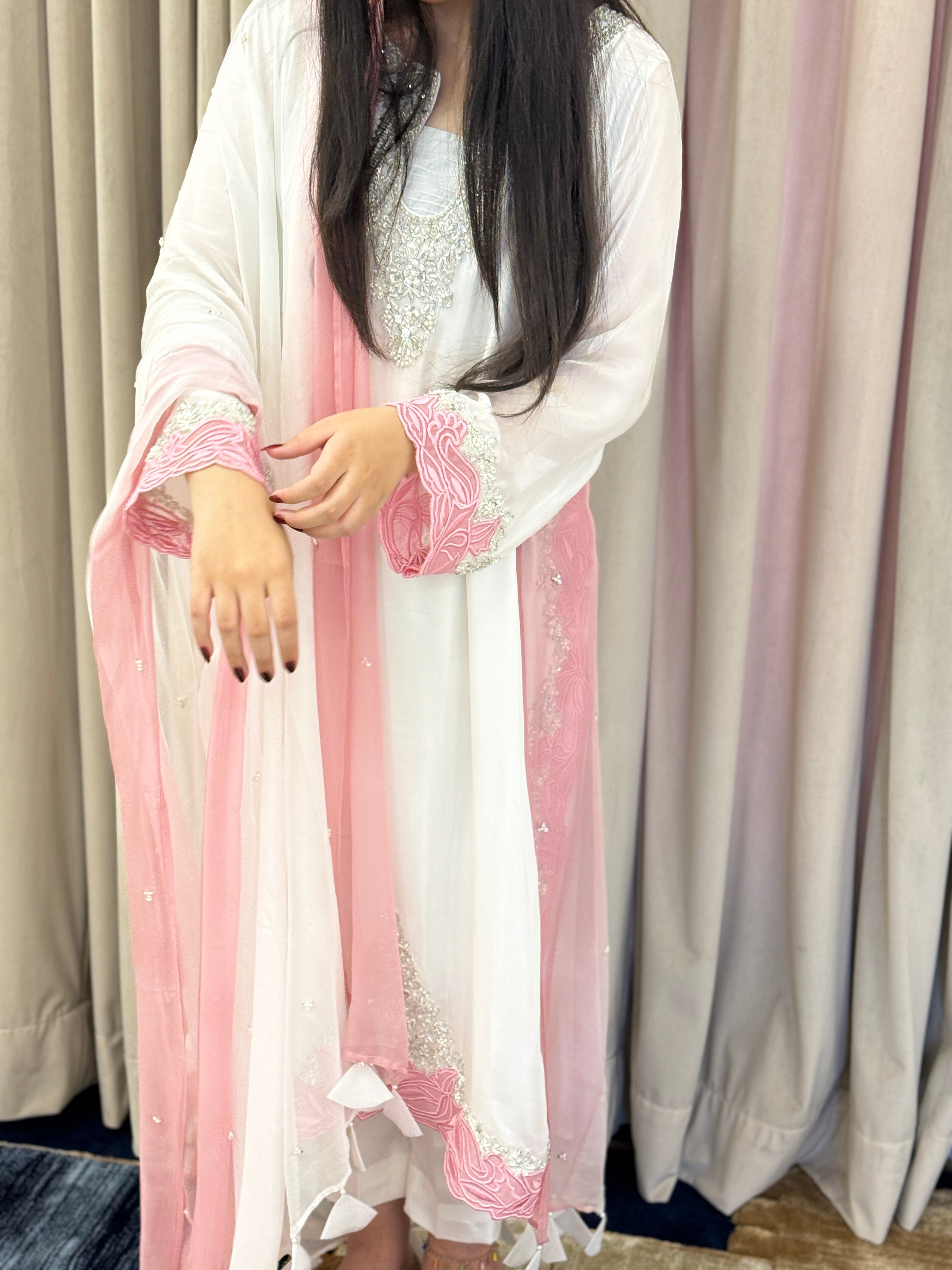 3pc-Silk Embroidered suit ( ZTS-713 )