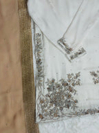3pc Silk Embroidered suit ( ZTS-722 )