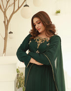2pc-Silk Embroidered suit ( ZRS-503 )