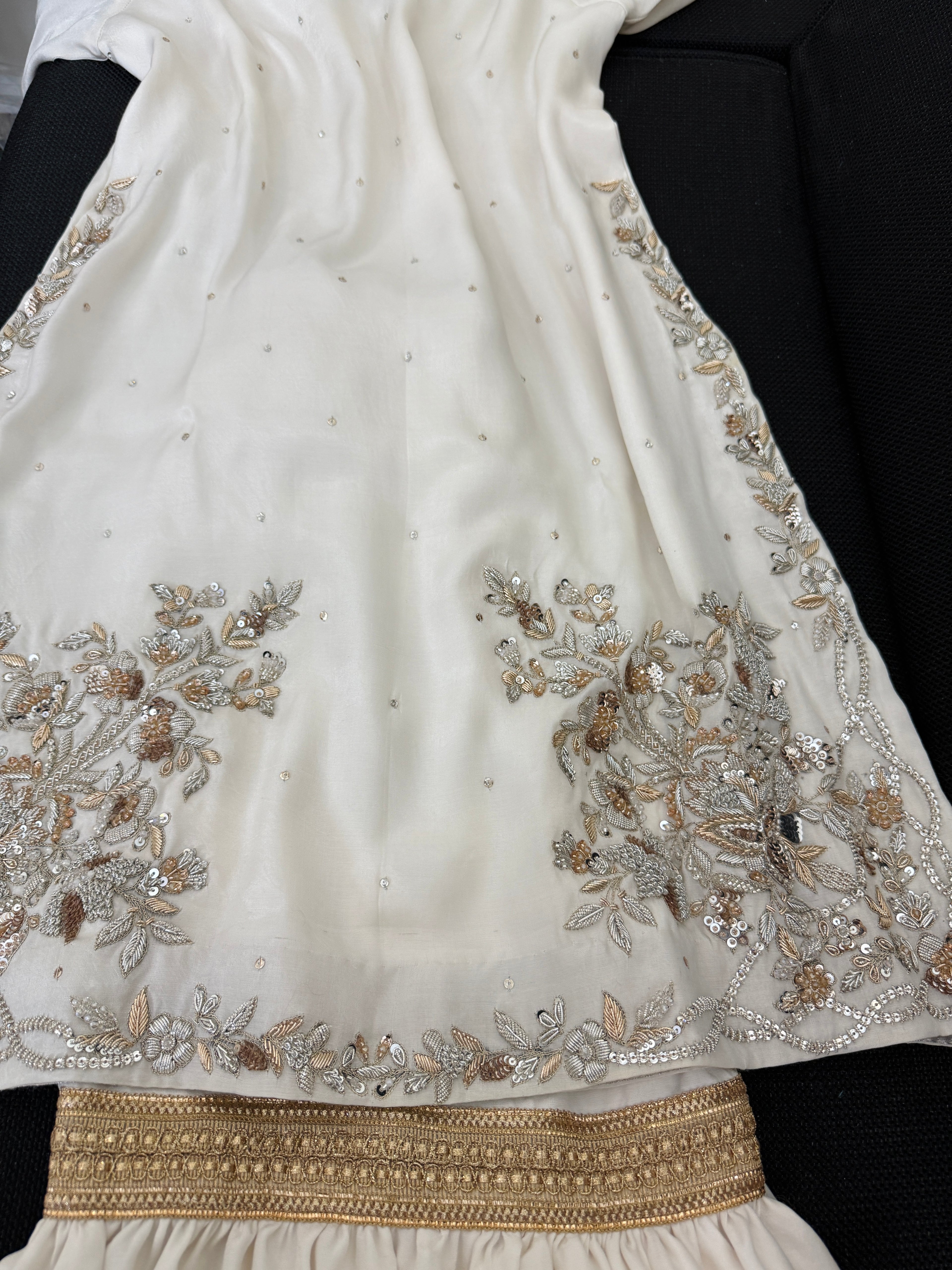 3pc Silk Embroidered suit ( ZTS-722 )