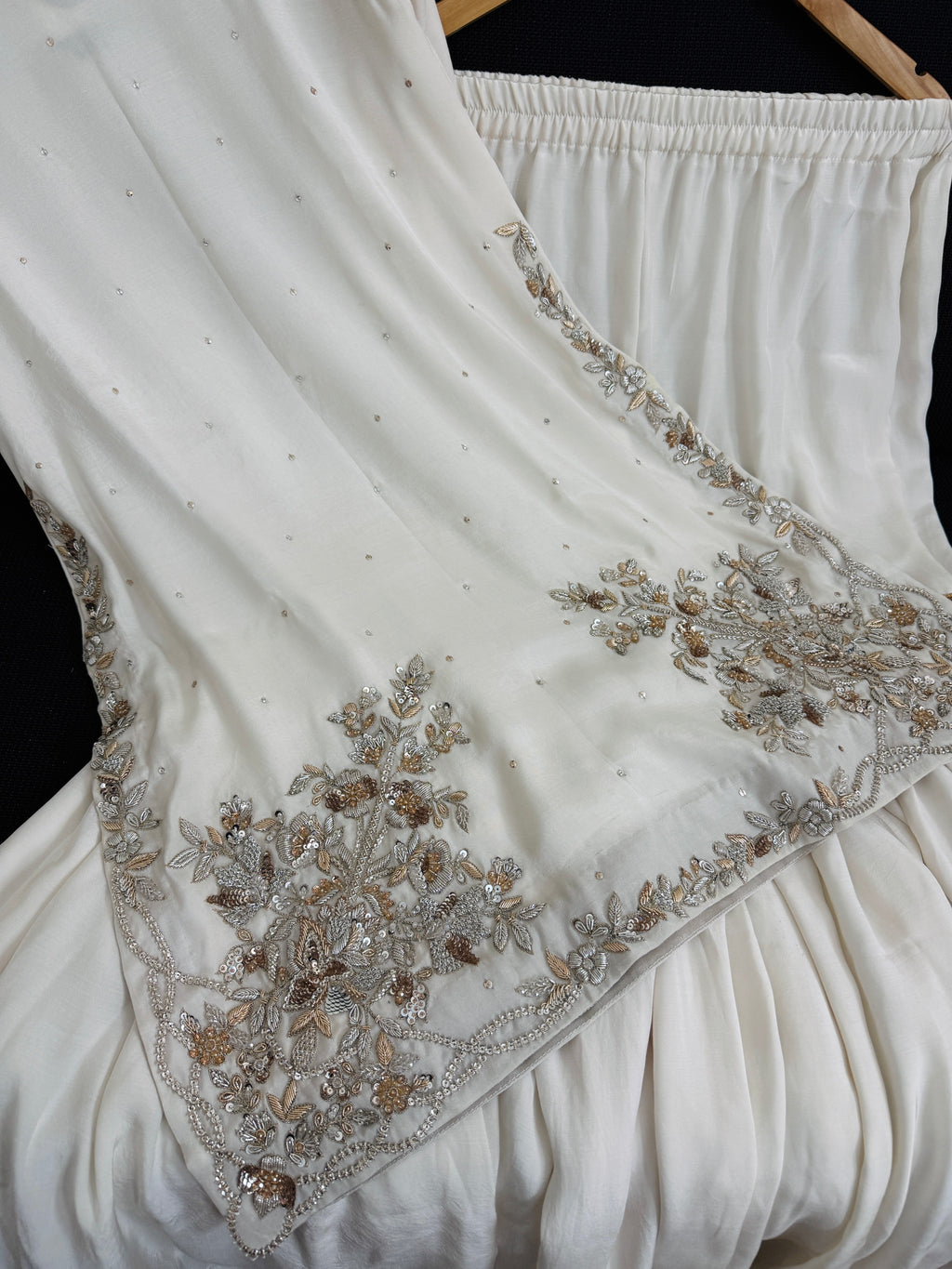 3pc Silk Embroidered suit ( ZTS-722 )