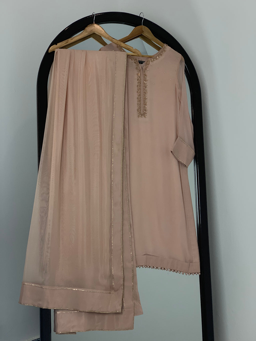 3pc Chiffon Embroidered suit ( ZC-725 )