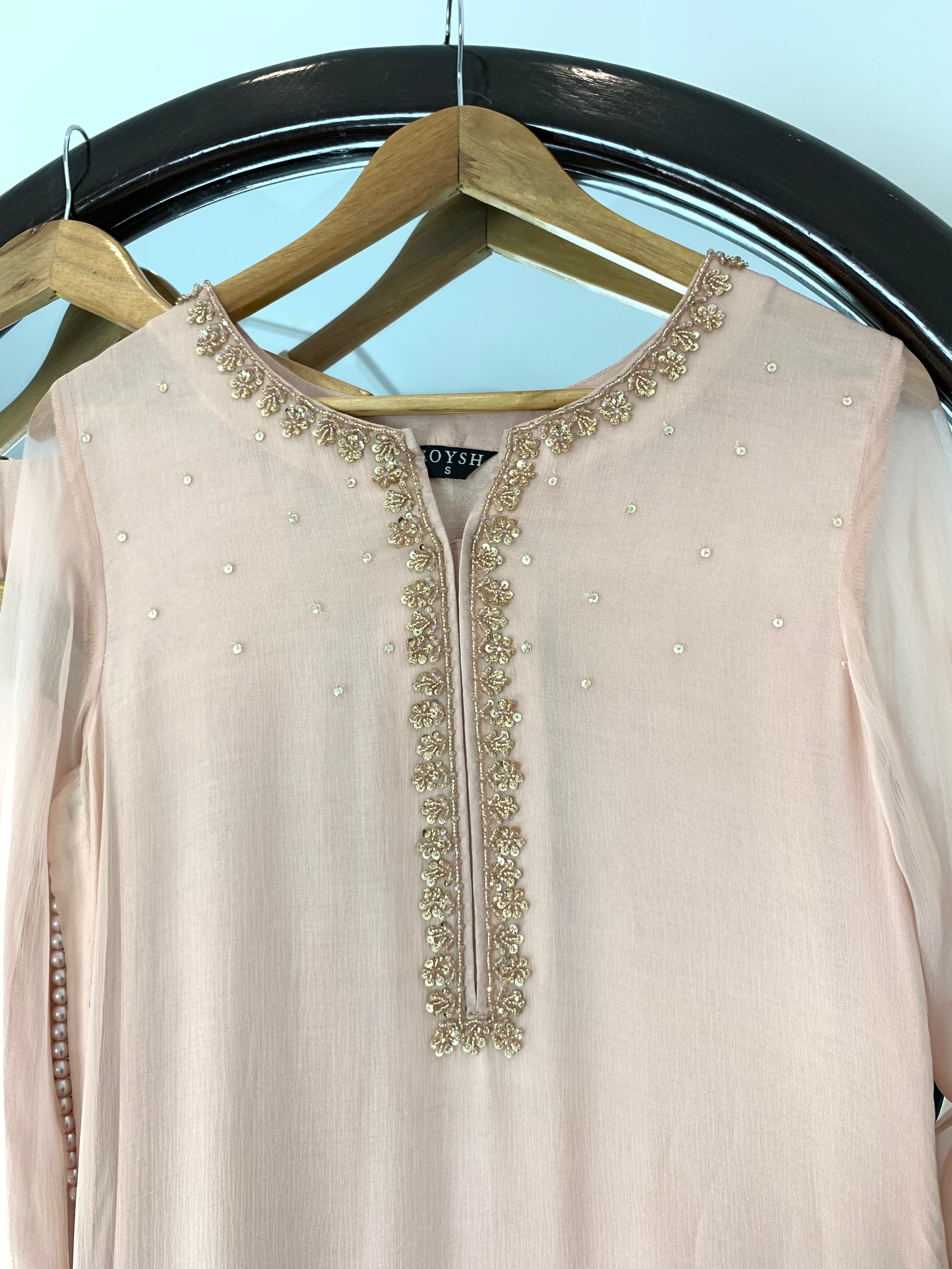 3pc Chiffon Embroidered suit ( ZC-725 )