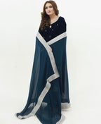 3pc-Velvet Embroidered suit ( ZVT-709 )