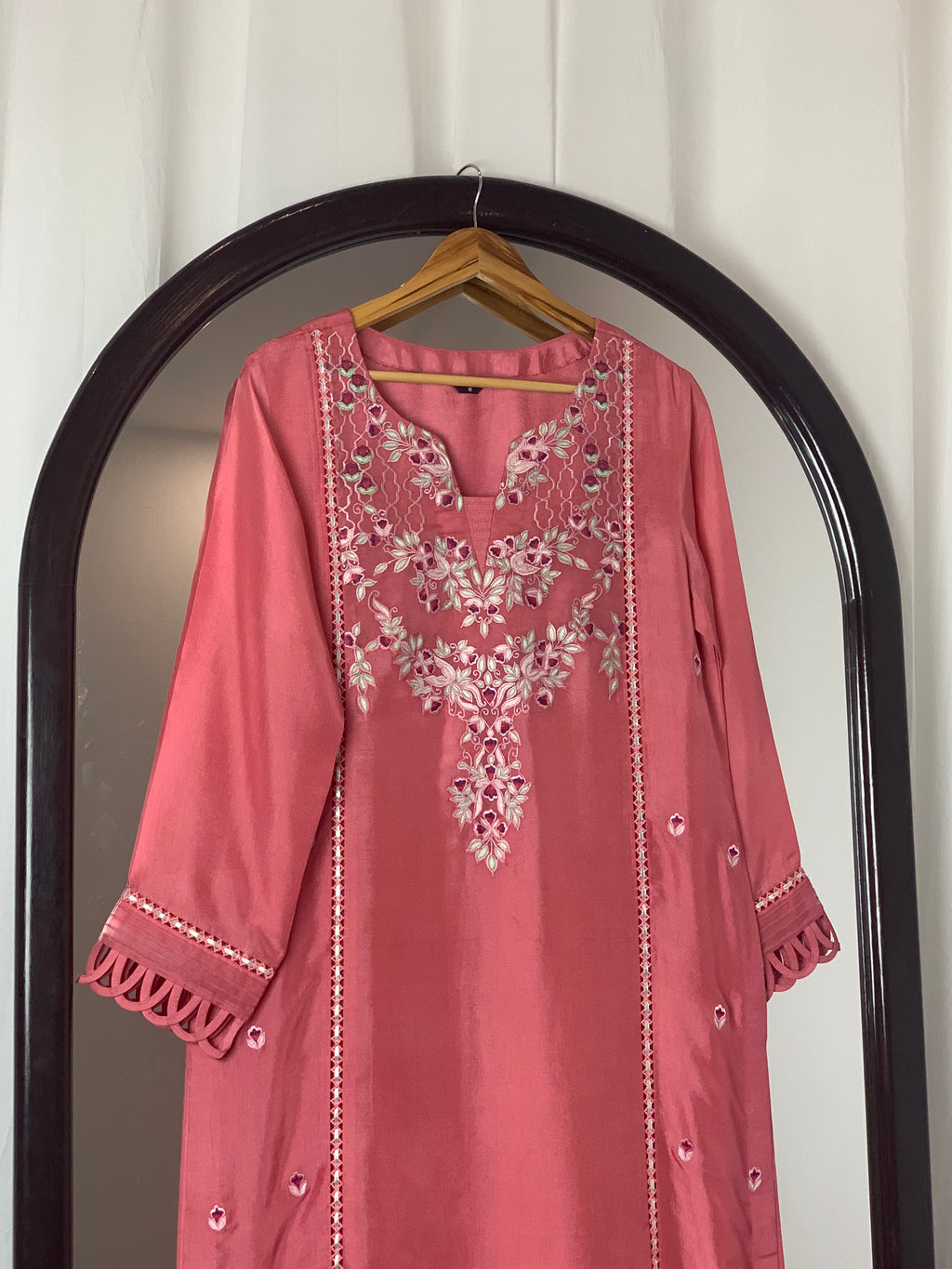 3pc Silk Embroidered suit ( ZTS-729 )