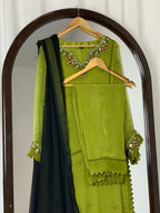 3pc-chiffon Embroidered suit ( ZTS-728 )