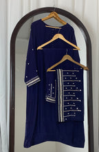 3pc-Silk Embroidered suit ( ZRS-730 )