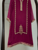 3pc Chiffon Embroidered suit ( ZC-731 )
