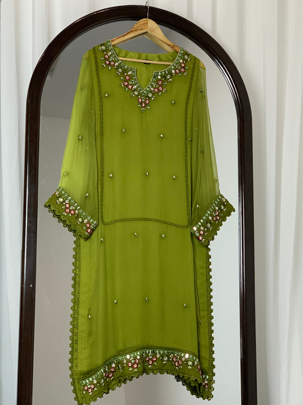3pc-chiffon Embroidered suit ( ZTS-728 )