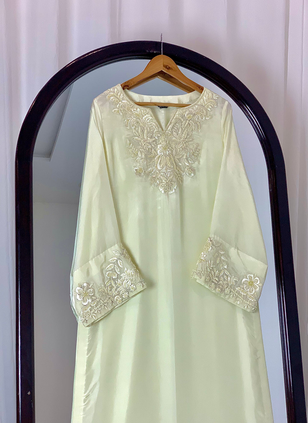 3pc Silk Embroidered suit ( ZTS-732 )
