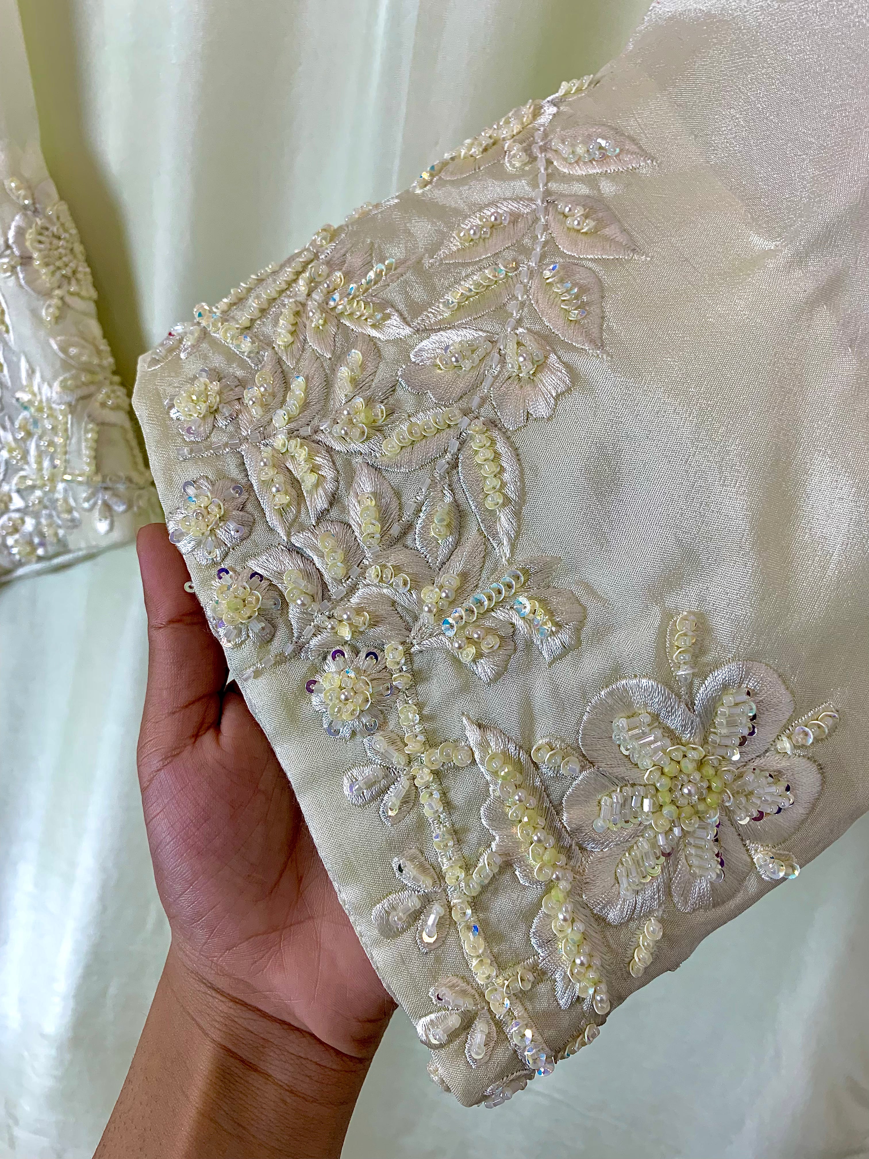 3pc Silk Embroidered suit ( ZTS-732 )