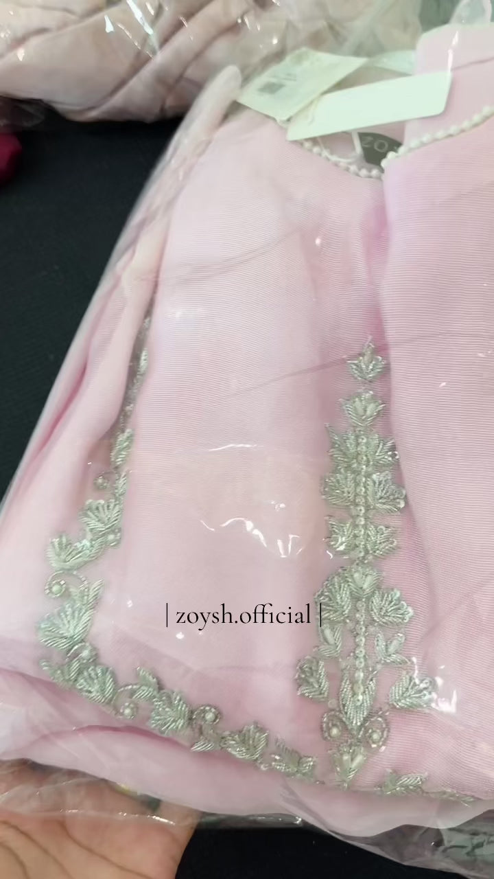 2pc-Silk Embroidered suit ( ZL-324 )