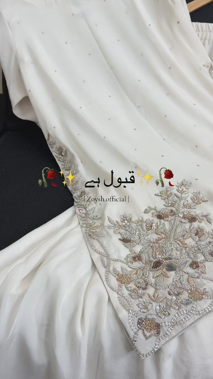 3pc Silk Embroidered suit ( ZTS-722 )